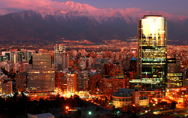 3 - Santiago by night